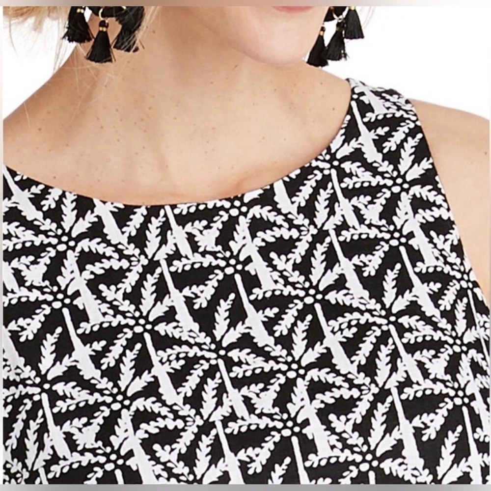 VINEYARD VINES PALM CISCO SWING SLEEVELESS MINI DRESS GUC SZ 2 CAREER CRUISE - Picture 3 of 11